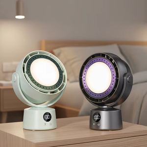 Ventilador LED Recargable para Auto, Pequeño, con Clip - Product Image 1