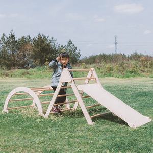 Set 3 in 1 triangolo rampicante pieghevole in grado + arco + rampa giocattoli montessori - Product Image 5