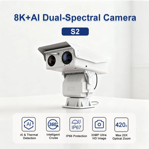 Caméra IP PTZ à double spectre Icape S2 8K AI 33MP 4/3" CMOS 18,84 mm <span class=keywords><strong>x</strong></span> 10,60 mm Capteur thermique Zoom optique 20x Vision nocturne 4G ROHS - Product Image 2