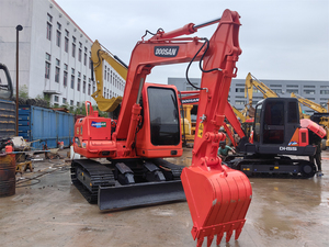 Excavadora Pequeña de Orugas Doosan DH80 de 8 Toneladas, Motor Diésel Yanmar, Certificación CE EPA, Excavadora Hidráulica - Product Image 3