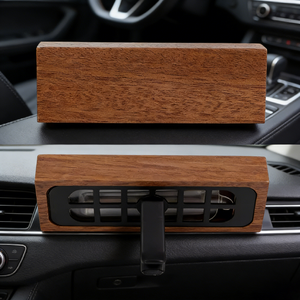 Penyegar Udara Mobil Portabel <span class=keywords><strong>Premium</strong></span> Berbahan Kayu, Klip Ventilasi, Difusi Aroma Penguapan Alami, Tidak Memerlukan Listrik, Dekorasi - Product Image 3