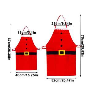 1Pc Tabliers de <span class=keywords><strong>cuisine</strong></span> de Noël <span class=keywords><strong>Cuisine</strong></span> Cuisson Cadeau amusant - Product Image 4