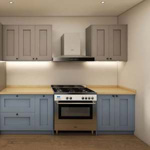 Ensemble de placards complets en PVC/lacquer sur mesure, placards de cuisine modernes provenant d'un fournisseur du Guangdong - Product Image 1