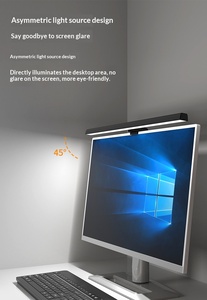 Lámpara de Escritorio LED Táctil para Oficina, <span class=keywords><strong>Pantalla</strong></span> de Ordenador Colgante para Interior, 18 33 50cm, Protección Ocular - Product Image 2