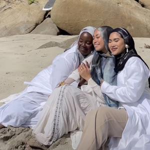 Lightweight Celestial Floral Printed Rayon Ethnic Bandana Customizable Modal <b>Scarf</b> for Muslim <b>Women</b> - Product Image 3