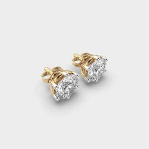 Boucles d'oreilles en argent sterling 925 de qualité supérieure, serties de diamants, bijoux élégants et luxueux pour femmes, cadeau d'anniversaire - Product Image 1