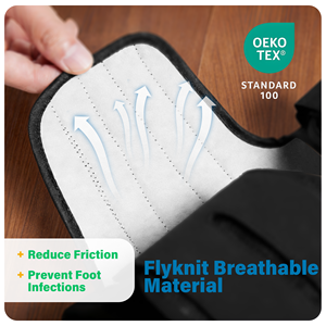 Zapato Postoperatorio Plano para Descarga del Antepié, para Lesiones y Fracturas de Dedos, Diseño Abierto, Soporte de Peso - Product Image 6