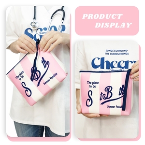 Rts trang điểm túi không thấm nước <span class=keywords><strong>Neoprene</strong></span> trang điểm túi cho phụ nữ đi du lịch vệ sinh túi cho ngoài trời lớn mỹ phẩm vệ sinh cá nhân PURSE trường hợp - Product Image 6