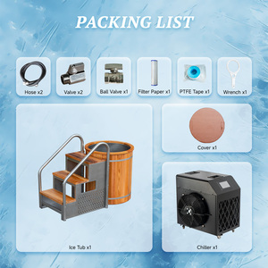Baignoires Spa à <span class=keywords><strong>Prix</strong></span> Réduit 1 CV avec Refroidisseur et Filtre pour Bain Glacé et Plongée Froide - Product Image 3