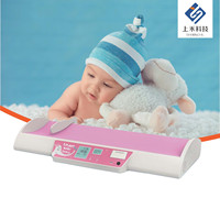 Báscula Digital Electrónica para Bebés con Medidor de Altura