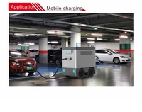 Estación de Carga Rápida DC para Rescate en Carretera, con Almacenamiento de Energía Inteligente de 40/65/141 kWh, Batería de Litio Móvil y Cargador Solar para Vehículos Eléctricos
