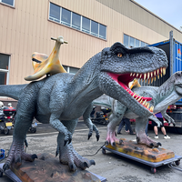 Dinosaure Électrique Animatronique Télécommandé pour Parc d'Attractions et Centre Commercial, Enfants, Intérieur/Extérieur, Étanche