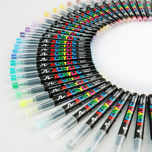 Marcadores Acrílicos Bview de Punta Suave con Tinta Líquida Directa, 12/24/36/48/60/72 Colores, para Dibujo y <span class=keywords><strong>Graffiti</strong></span> DIY - Product Image 4