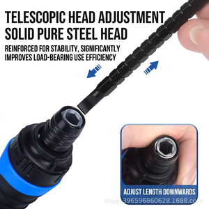 T Type Ratcheting <b>Screwdriver</b> Multipurpose Flat Head Bit Anti Slip Handle Plastic Handle Black Oxide Finish Diy Tool - Product Image 2