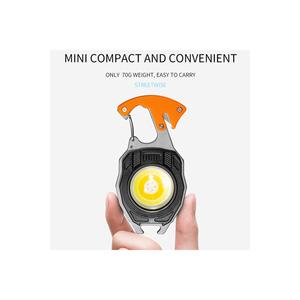 Ultra potente Led moschettone combattimento 12 Mod campeggio accendino torcia elettrica fischio coltello tipo-c 3 colori