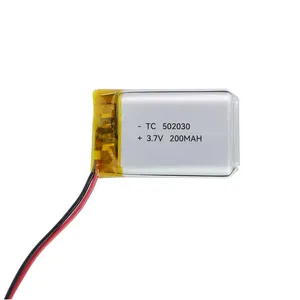 KC廉价lipo TC - 502030 3.7锂离子小型可充电聚合物电池无人机lipo电池3.7v电池智能手表