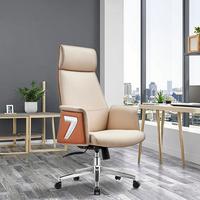 Chaise pivotante de direction à dossier haut de luxe Chaises de bureau ergonomiques