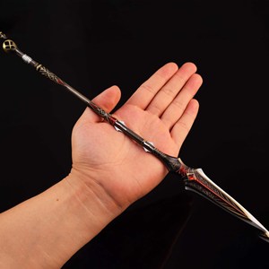 <span class=keywords><strong>God</strong></span> <span class=keywords><strong>of</strong></span> War อุปกรณ์เสริมสำหรับเกม, โมเดล35ซม. ของเล่นหอกโลหะเต็มของสะสมเครื่องประดับของขวัญวันหยุดของเด็กผู้ชายหอก - Product Image 1