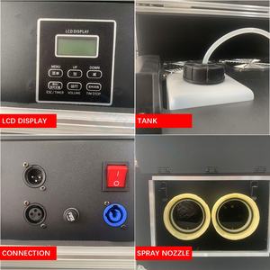 Máquina de humo de doble cabeza de salida de 3000W, máquina de niebla baja con Base de agua para fiesta de escenario, fábrica de humo de tierra <span class=keywords><strong>DJ</strong></span> - Product Image 4
