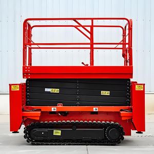 全地形油圧クローラーシザーリフト自己推進移動式スカイリフト6m 8m 10m 12m屋外空中建設プラットフォーム - Product Image 1