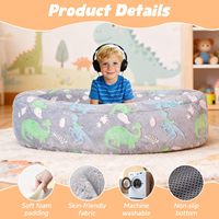 Fauteuil gonflable portable pour enfants, type Peapod Plus, pour l'intérieur, lit de voyage, chaise longue et bateau sensoriel pour l'auto-agression, idéal pour les enfants autistes.