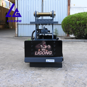 Compacteur hydraulique CE ISO avec plaque latérale amovible pour excavatrice de 20 tonnes, travaux de construction routière et de creusement de fossés - Product Image 6