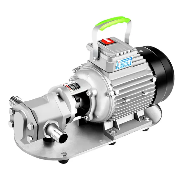 2024 hot sale WCB series small size light weight 220v/380v portable gear pump gear oil transfer pump