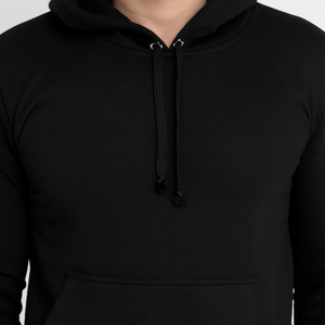 Sweat à capuche mode hiver, style streetwear décontracté, en polaire avec quart de zip, impression personnalisée du logo de l'entreprise, poignets élastiques, confort optimal - Product Image 1
