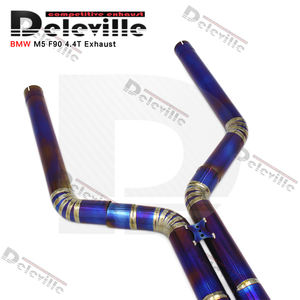 Tubos de escape de aleación de titanio Deleville para <span class=keywords><strong>BMW</strong></span> <span class=keywords><strong>X7</strong></span> <span class=keywords><strong>M50</strong></span> M60 4.4TT G05 2020-2023 silenciador válvula de escape sistema de escape Catback - Product Image 3
