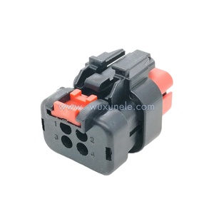 ขั้วต่อสายไฟแบบปิดผนึก <span class=keywords><strong>WX</strong></span> AMP 4 ขา รุ่น 776487-1 สำหรับยานยนต์ ตัวเมีย สำหรับเซ็นเซอร์เพลาลูกเบี้ยวรถขุด Caterpillar - Product Image 2