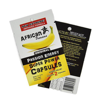 Fabricant de l'emballage personnalisé petit thermoscellage trois côté joint fruits capsules nutritionnelles mat Sachet sac vide