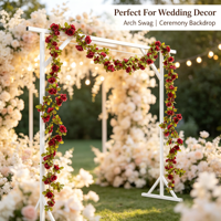 Guirlande de fleurs artificielles en soie, petites roses, pour arche de mariage, plafond, mur, décoration de fête à domicile