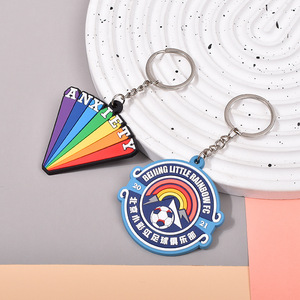 Llaveros personalizables de PVC blando Llaveros personalizados con logotipo 2D 3D Regalo personal y de negocios - Product Image 5