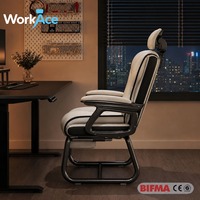 Fauteuil de Gaming Ergonomique avec Repose-Pieds Extensible et Dissimulé, Inclinable, pour Intérieur, en Tissu Rembourré en Mousse, Pivotant et Réglable, MOQ 20