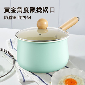 Ceramic Mini Non Stick Saucepan 1-2L Heat Resistant For Baby Food Instant Noodles Single Serving - Product Image 4
