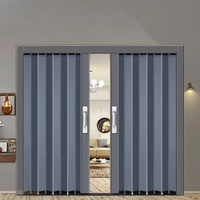 Vente en gros uniquement : Panneaux de porte pliante en aluminium massif pour cuisines, salles de bain et couloirs – Ouverture intérieure pliable