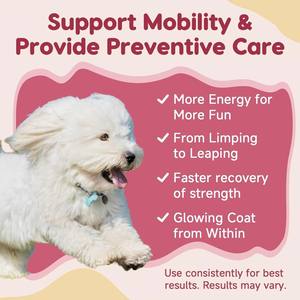 Suplemento de Colágeno Múltiple en Tabletas Masticables para Perros, Marca Privada OEM/ODM, Apoyo de Colágeno para la Salud de las Articulaciones y la Piel - Product Image 2