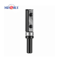 Mata Bor Router Lurus Miaorui 12.7mm dengan Bantalan, Sisipan Karbida yang Dapat Diganti, Alat CNC untuk Pengerjaan Kayu, Pembuatan Alur, dan Pembersihan Dasar