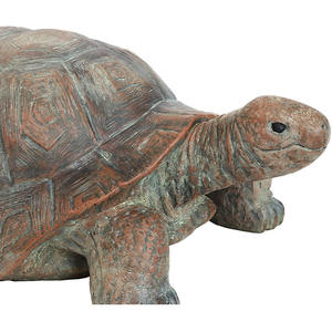 Polyresin 거북이 정원 동상 거북이 잔디 장식 뒷마당과 안뜰 동물 조각 - Product Image 4