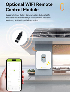 11Kw 48V Chất lượng cao tần số cao biến tần tinh khiết Sine <span class=keywords><strong>Wave</strong></span> Off lưới năng lượng mặt trời biến tần với MPPT 150A - Product Image 2