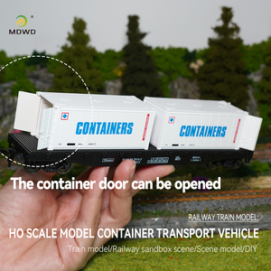 Modello di Treno Ferroviario in Scala 1:87, Accessorio per Collezione Hobby, Scenografia Ferroviaria per Tavolo di Sabbia, per Appassionati di <span class=keywords><strong>Modellismo</strong></span> Ferroviario - Product Image 3