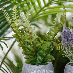 EAGLEGIFTS-minihojas y flores <span class=keywords><strong>para</strong></span> decoración del hogar y la Oficina, plantas artificiales de lavanda de plástico en maceta - Product Image 5