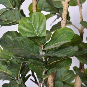 Nuovo lancio di 210cm di foglie artificiali di fico per interni piante artificiali albero in vaso per la casa o la decorazione dell'ufficio in vaso - Product Image 3