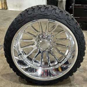 Nuevas Llantas de Aleación de Aluminio Forjado con Borde Profundo Pulido de 25 mm 6x139.7 para Camioneta F150/F250/F350 Silverado1500/2500/3500 - Product Image 1