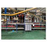 Ligne de production de galvanoplastie annulaire automatique équipement de nickelage pour forets et robinets