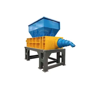 Double Type Shredder Scrap Industrial Portable Truck Tire Hard Disk Shredding Machine Max Marketing PVC Motor Feather Crusher