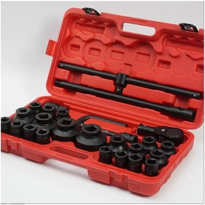 Heavy Duty Ball Joint Press U-Joint Removal <b>Tool</b> Kit-Forged Steel Auto Suspension Service <b>Tool</b> with Hard Case 1 <b>Set</b> 6 Wrenches - Product Image 2