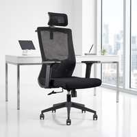 Fauteuils de bureau exécutifs ergonomiques pivotants à dossier haut, confortables et modernes, de luxe, inclinables, en maille, de la marque KMJ Wholesale.