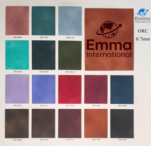 Cuir PU gaufré de 0,7 mm pour emballage de livres et carnets, cuir PU artificiel gaufré à changement de couleur sous pression (ORC) - Product Image 1