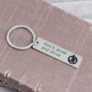 Llavero Vintage de Aleación de Zinc ZRM Fashion con la Frase '<span class=keywords><strong>No</strong></span> Beber y Conducir' para Conductores, Porta Llaves de Coche, Impermeable, Joyería de Seguridad Familiar - Product Image 4
